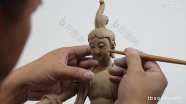 观音陶瓷雕塑制作工艺烧制佛像